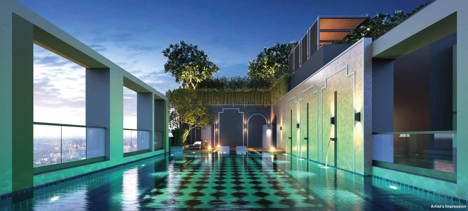 Rooftop Pool & Jacuzzi