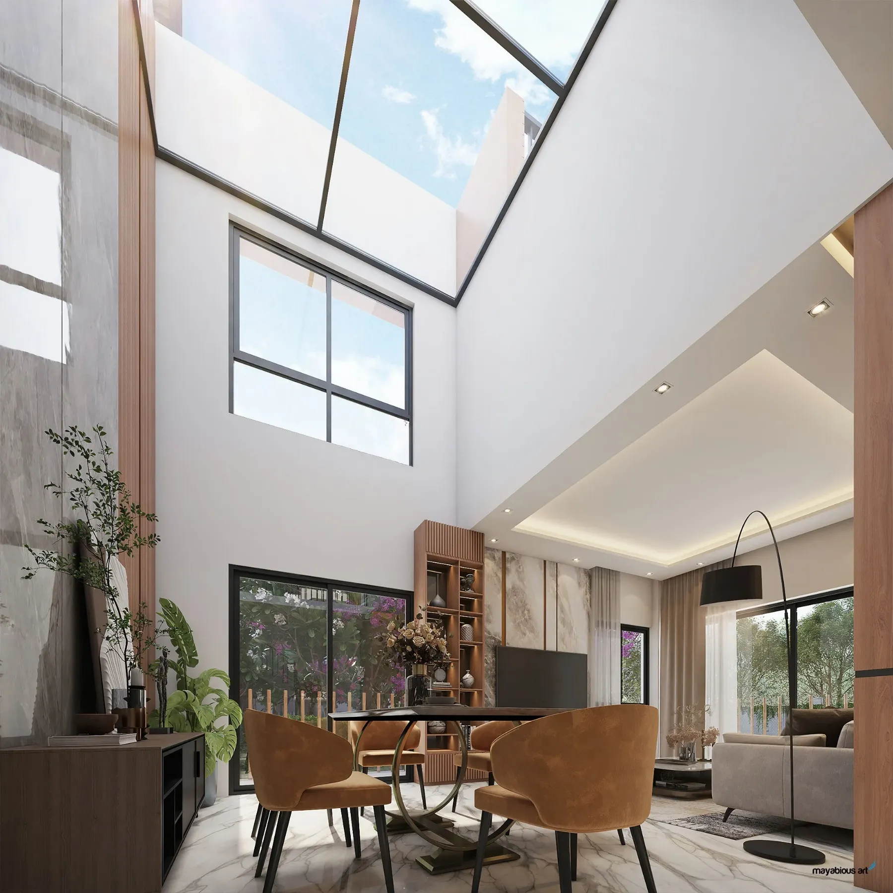 DTC Embassy Villa private skylight
