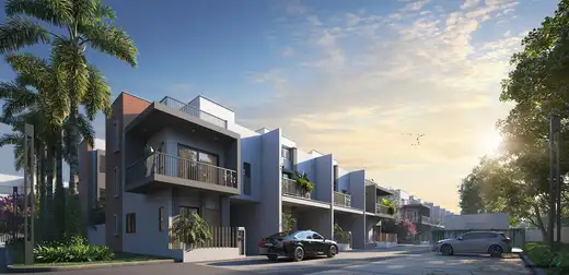 DTC Embassy Villa Phase 2 villa exterior in New Town