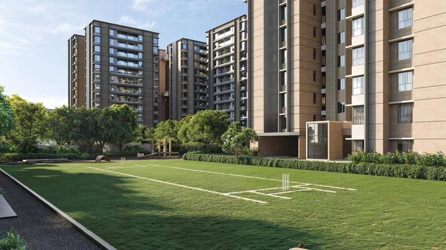 Mini cricket ground at Inspire Rajarhat