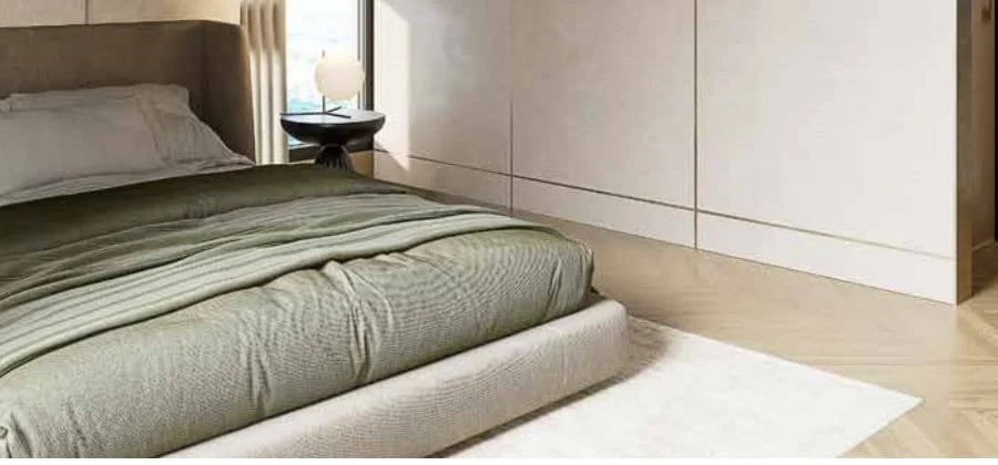 Bedroom interior at Sansara Howrah