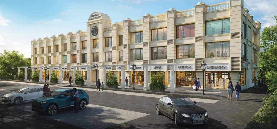 Joyville Park Street retail high street, artist impression