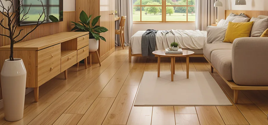Apartment interior at Urban Lakes Phase 2, Konnagar