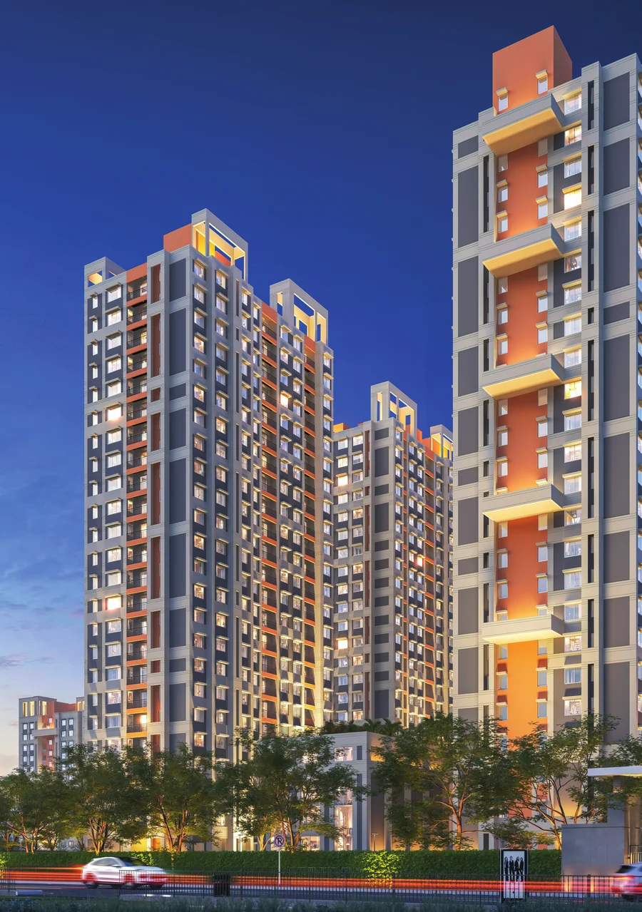 Tower elevation at Urban Lakes Phase 2, Konnagar