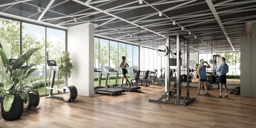 Gymnasium at Vinayak Amara, New Town