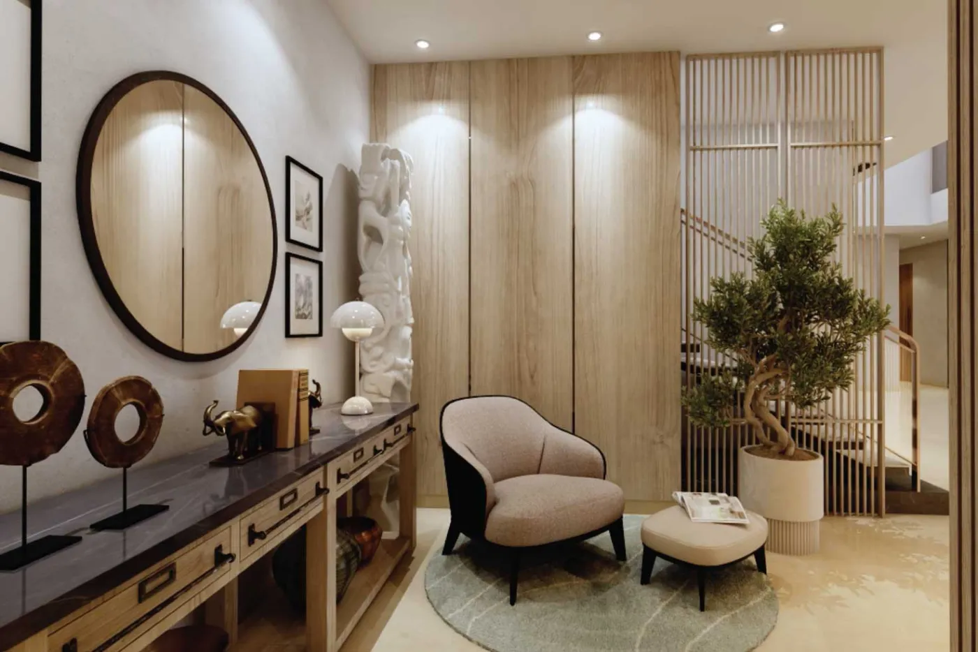 Foyer of an Antares residence, artist impression