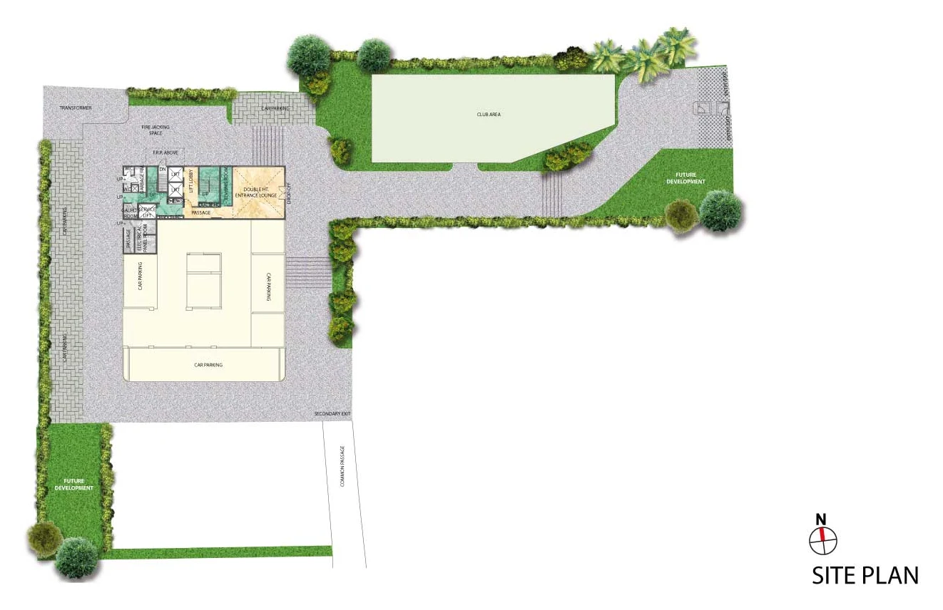 Antares site plan, 11 Sarat Bose Road