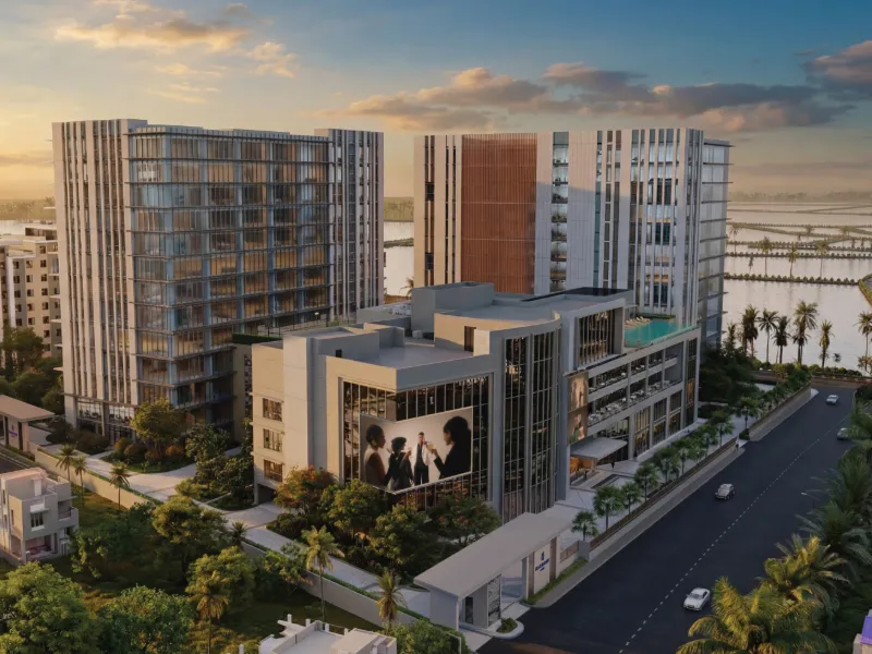 Harbour One by PS Group, Sector V, aerial view