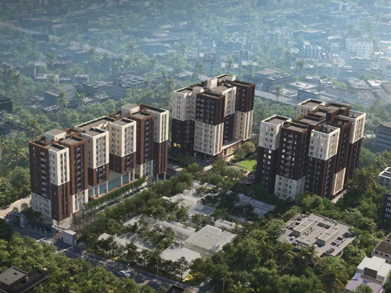 Jade Grove by PS Group, Tangra, aerial view