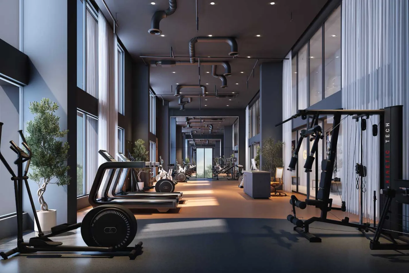 Jade Grove by PS Group, Tangra: indoor gymnasium, artist's impression
