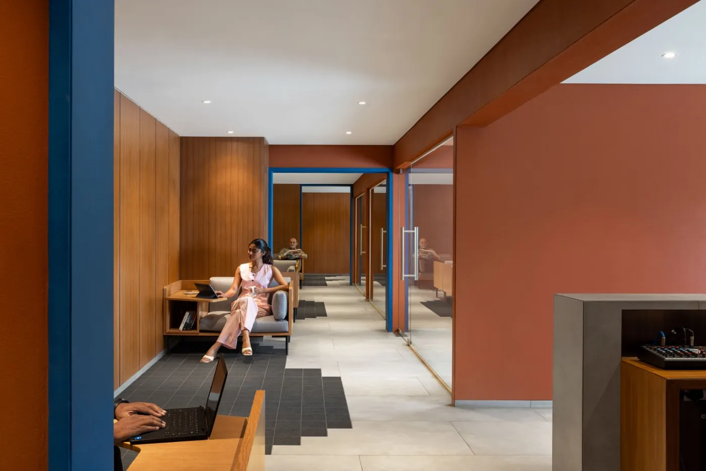 Co-working space at the One10 club, New Town