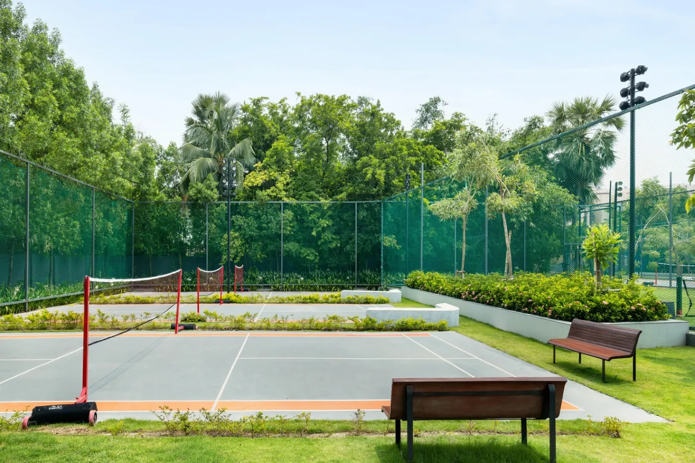 Outdoor sports zone at One10, New Town