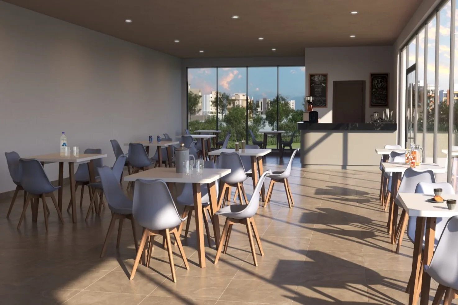 PS Logistics Park, Kona Expressway: cafeteria, artist's impression