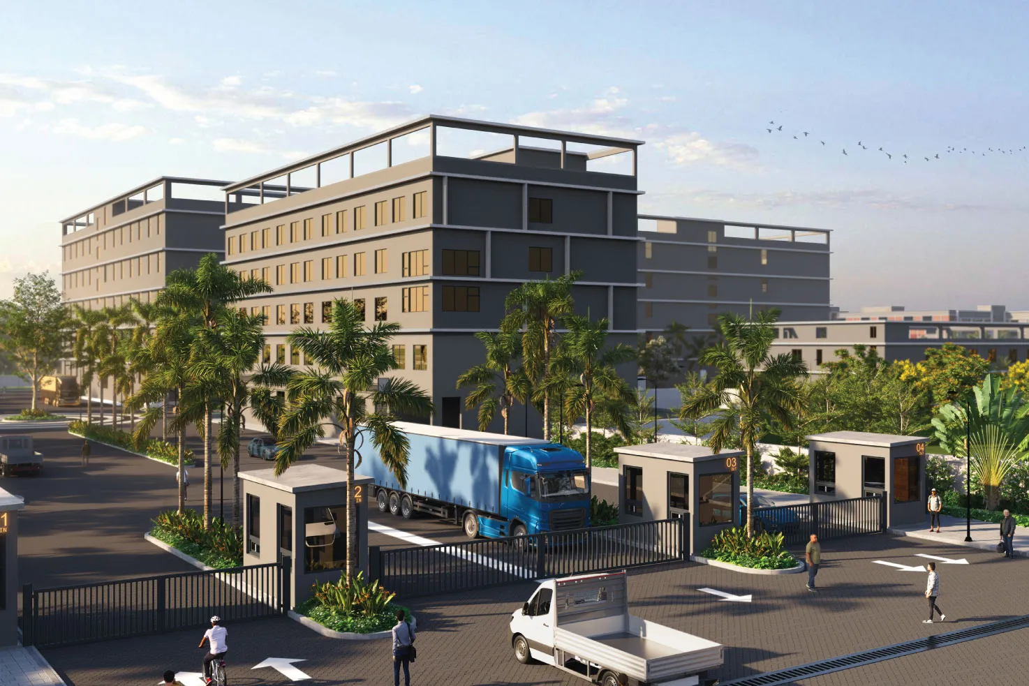 PS Logistics Park, Kona Expressway: entry gate, artist's impression