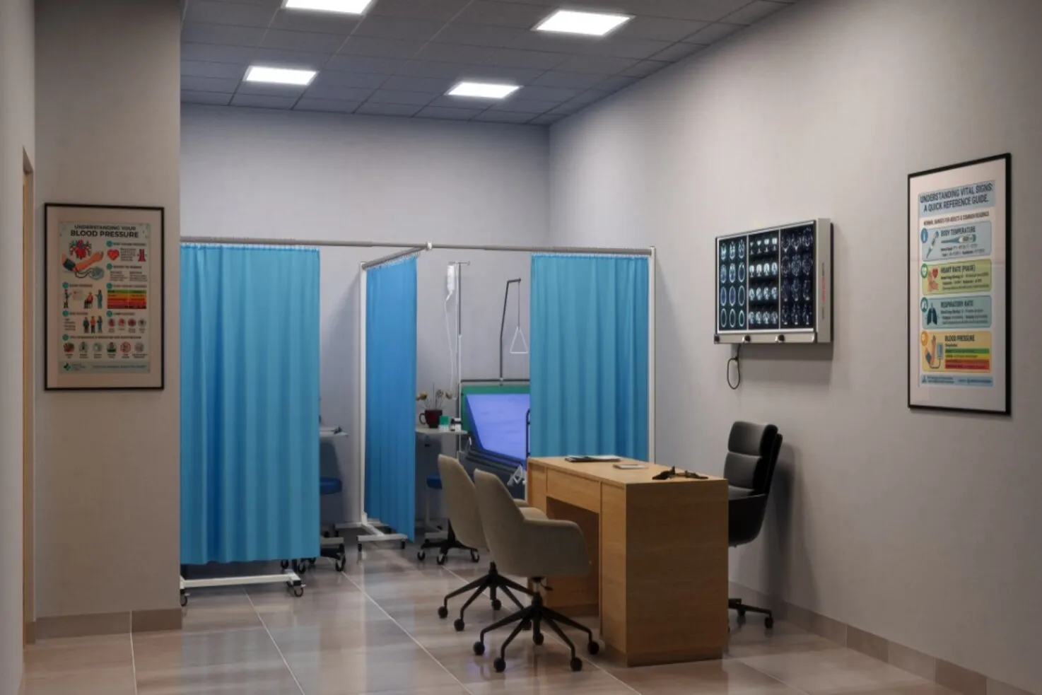 PS Logistics Park, Kona Expressway: infirmary and medical room, artist's impression