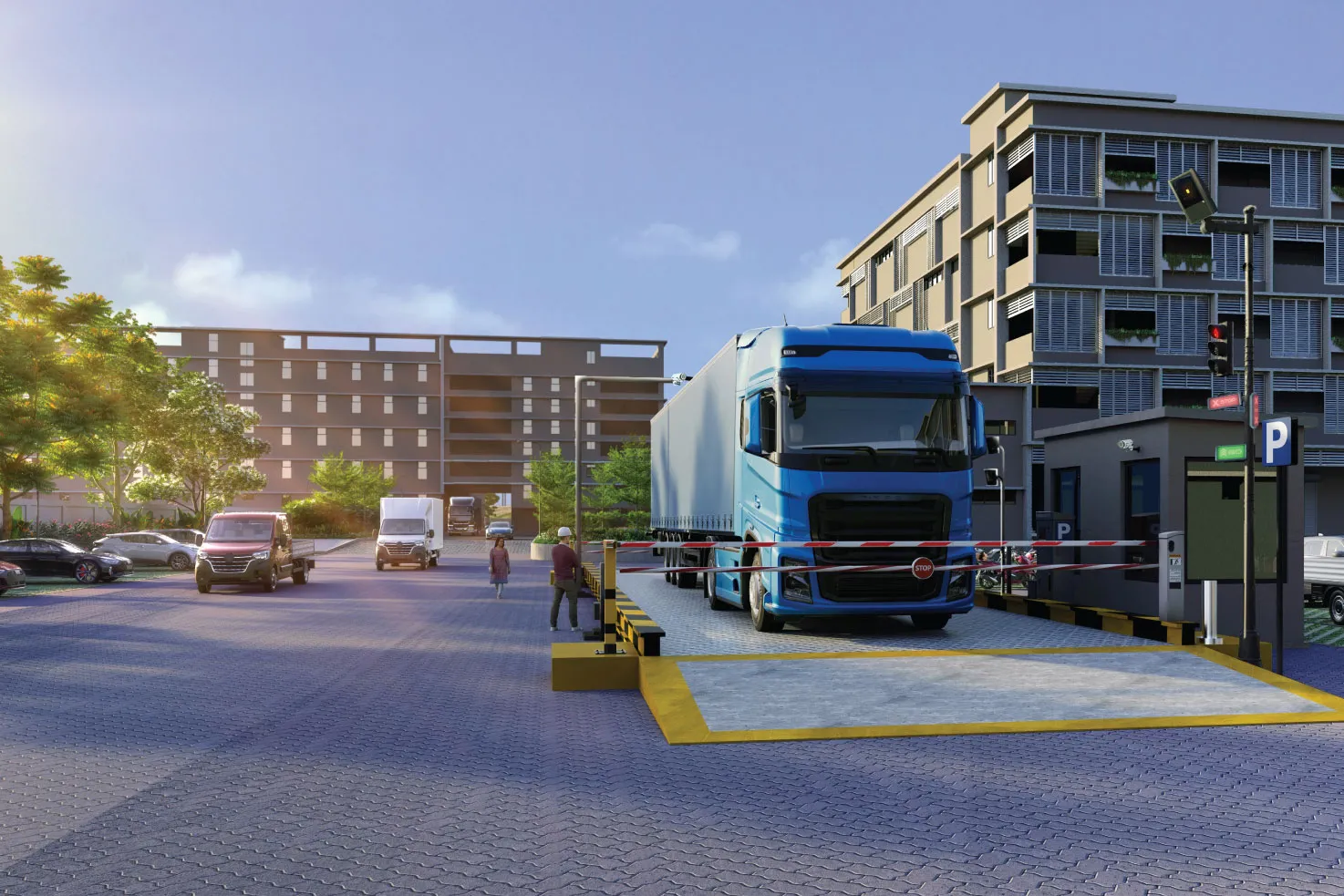 PS Logistics Park, Kona Expressway: weighbridge, artist's impression