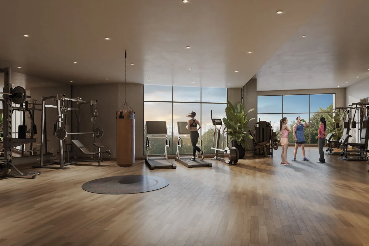 Quintessa by PS Group, Kankurgachi: gym, artist's impression